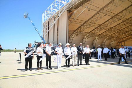 Gobernador Durazo y SEMAR arrancan obras de modernización de aeropuertos de Ciudad Obregón y Guaymas