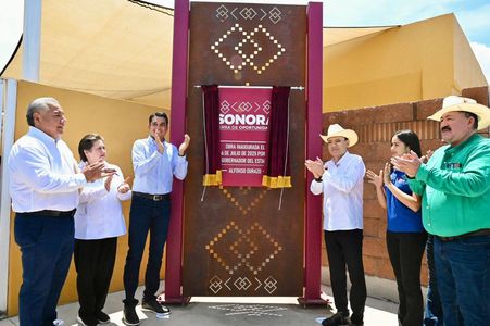 Cumple Gobernador Durazo demanda histórica de estudiantes con primeras instalaciones de la UTH en Ures