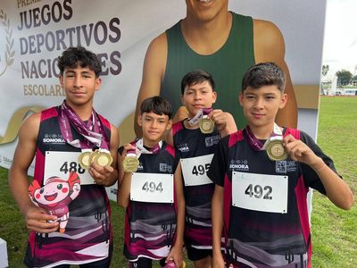 Sonora lidera el medallero en los Juegos Deportivos Nacionales Escolares: SEC