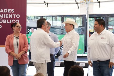 Cajeme recibe 31 nuevas unidades de transporte público