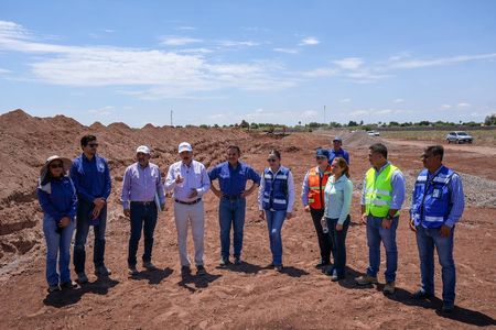 Supervisa Javier Lamarque construcción de colector URBIS-MISIONEROS que dará servicio al sector sur poniente de ciudad Obregón