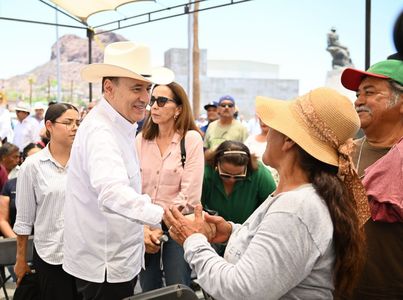 Gobernador Durazo proyecta a Guaymas como centro logístico del noroeste con modernización de vialidades, mercado municipal y obras hídricas