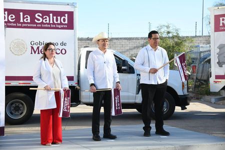 Gobernador Durazo y Presidenta Sheinbaum garantizan abasto de medicamentos con arranque del programa “Rutas de la Salud”