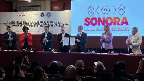 Gobernador Durazo crea primera División de Operaciones Fronterizas en México