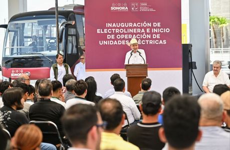 Gobernador Durazo lidera en electromovilidad; primera Electrolinera Pública registra más de 3 mil recargas a vehículos