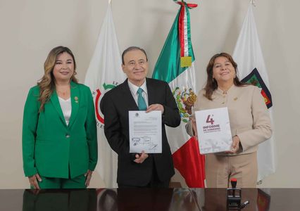 El Congreso de Sonora recibe el Cuarto Informe de Gobierno