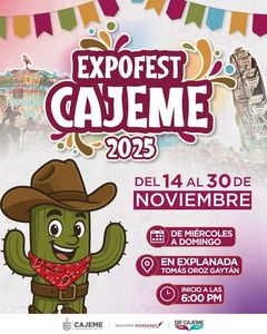 Recorren EXPOFEST Cajeme 2025