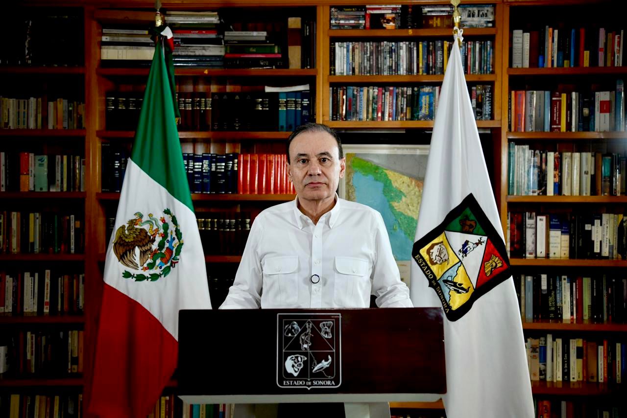 Mensaje del gobernador de Sonora Alfonso Durazo