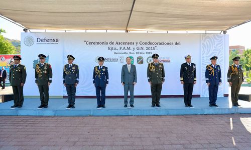 Reconoce Gobernador Durazo esfuerzo y compromiso de Fuerzas Armadas con la seguridad de Sonora
