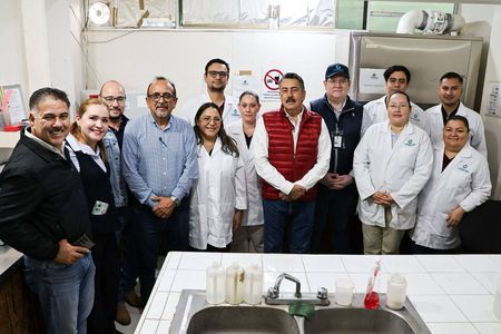 Javier Lamarque supervisa calidad de agua en plantas potabilizadoras 3 y 4 de OOMAPASC