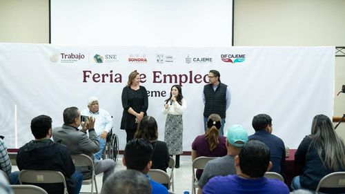 DIF Cajeme y SNE promueven la inclusión con la feria del empleo para personas con discapacidad.
