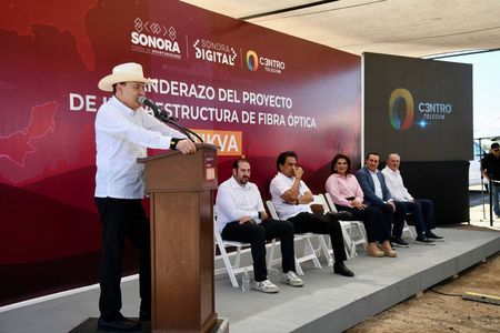 Durazo arranca obra de conectividad digital binacional con inversión de mil 250 millones
