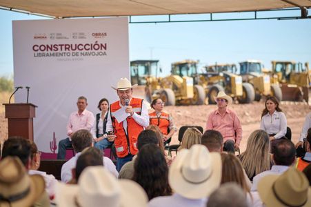 Arranca Gobernador Durazo obra de Libramiento Navojoa para transformar conectividad en el sur