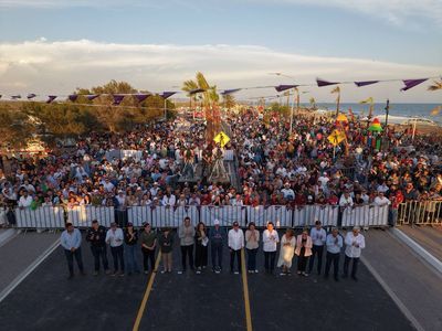 Gobernador Durazo detona nuevo polo turístico en Empalme con Malecón El Cochórit