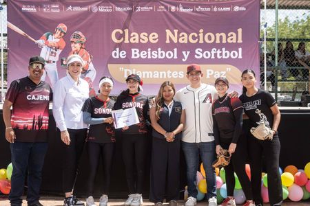 Cajeme se suma a la clase nacional de beisbol y softbol «Diamantes de Paz»