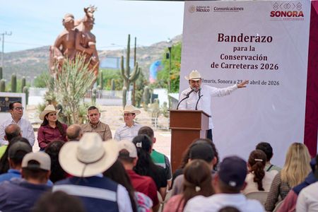 Durazo y Sheinbaum modernizan y conectan carreteras en Sonora con inversión de más de mil 600 millones
