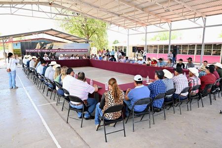 Gobernador Durazo respalda al Fuerte Mayo y asegura agua para el campo