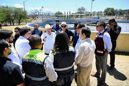 Gobernador Durazo arranca programa de saneamiento de agua en Nogales para garantizar abasto a la población