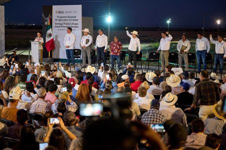 Gobernador Durazo y Presidenta Sheinbaum respaldan al campo sonorense con más de 6 mil 500 millones en obras hidroagrícolas