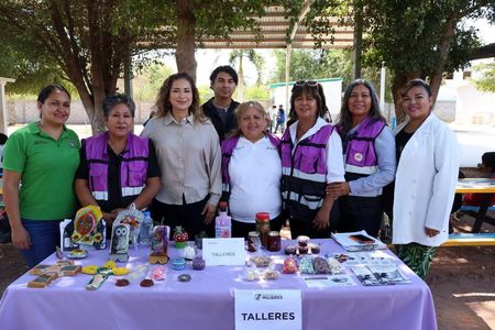 Lleva secretaría de las mujeres servicios y apoyo a delegaciones de Cajeme