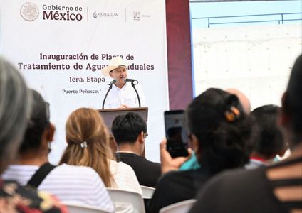 Gobernador Durazo resuelve demanda de agua en Puerto Peñasco con entrega de planta tratadora