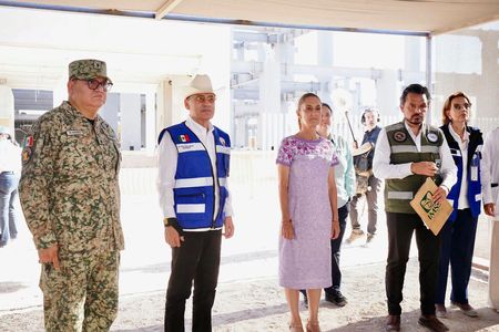 Supervisan Durazo y Sheinbaum nuevo Hospital del IMSS en SLRC; beneficiará a 128 mil personas