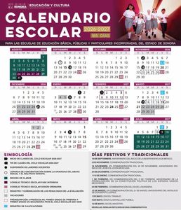 Gobernador Durazo da a conocer calendario escolar 2026-2027; regreso a clases será el 31 de agosto