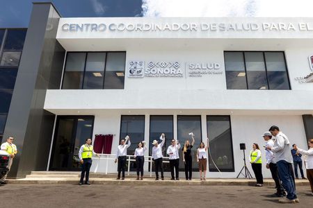 Inaugura Gobernador Durazo primer Centro Coordinador de Salud en México para eficientar atención médica