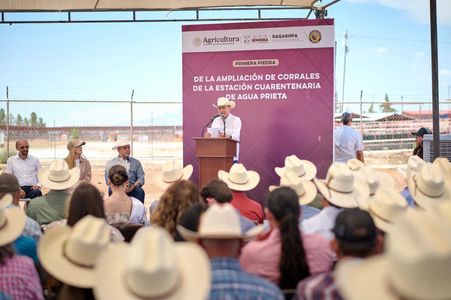 Durazo y Sheinbaum duplican la capacidad de cuarentenaria ganadera de Agua Prieta