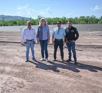 Realiza Claudia Santacruz recorrido con delegado del SICT y supervisan obras estratégicas para Cajeme.