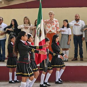 Inaugura alcaldesa Claudia Santacruz  el ciclo escolar 2026-2027