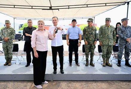 Gobernador Durazo fortalece instituciones de seguridad con entrega de 73 nuevas unidades